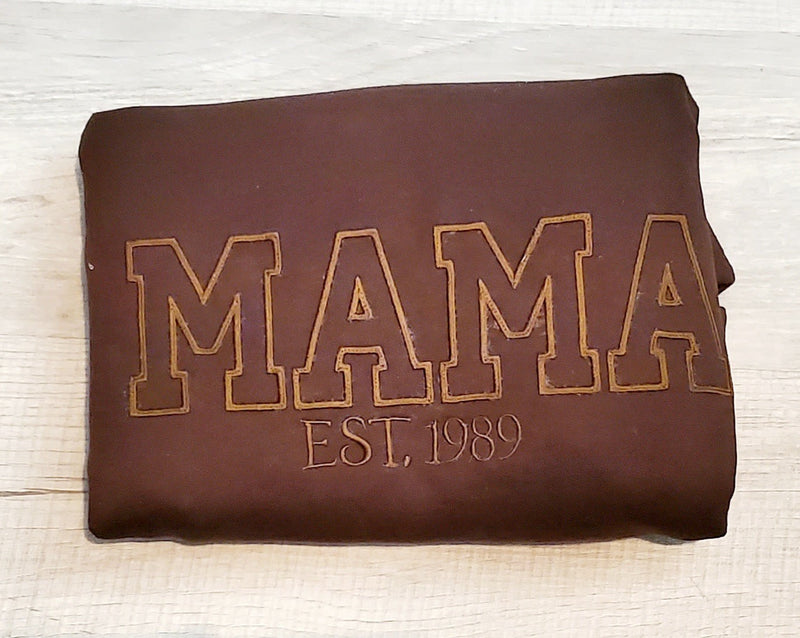 MAMA EMBROIDERED SWEATSHIRT